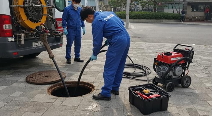 고촌읍 하수구 뚫음 하수도 막혔던 숨통을 틔워드립니다