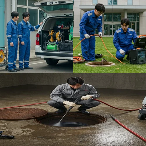 사우동 하수구막힘 업체 하수구 해결사가 왔어요