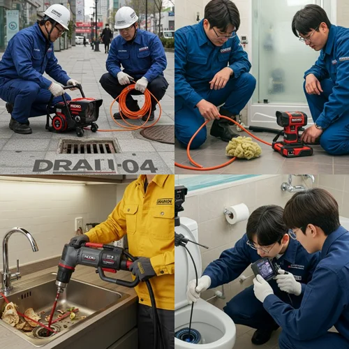 월곶면 하수구막힘 업체 하수구 장인이 뚫어줘요