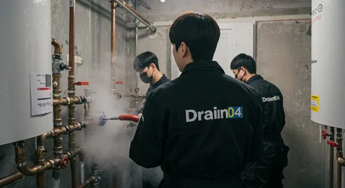 장기동 해빙 하수도 배관 업체 꽁꽁 언 하수도도 뚫어