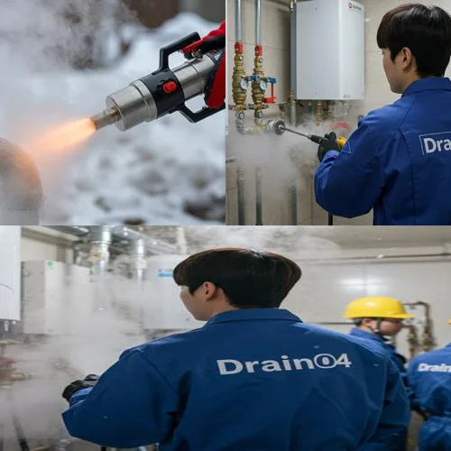 고촌읍 수도 동파 녹임 해빙 꽁꽁 언 곳 녹여서 복구