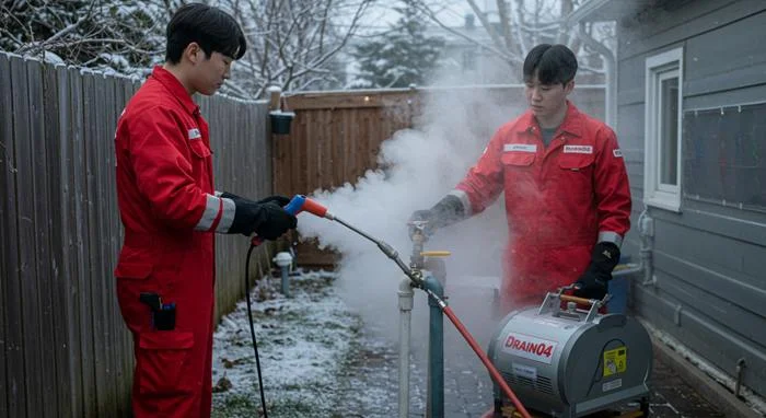 김포 언수도 녹임 하수구 수도관 해빙과 하수구 통수