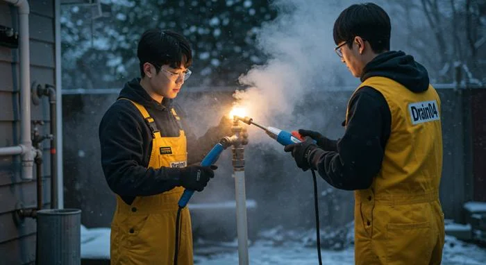 장기동 언 수도 녹임 해빙 업체 녹여서 뻥 뚫어 드려요