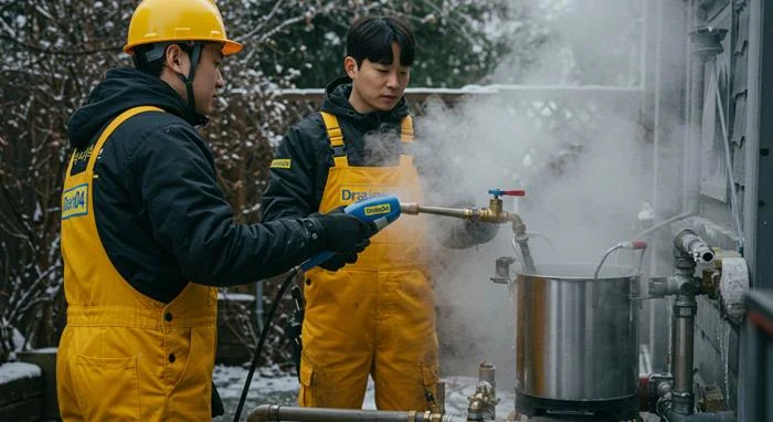 구래동 수도관 동파 하수구 녹여서 걱정 없게 해드려요