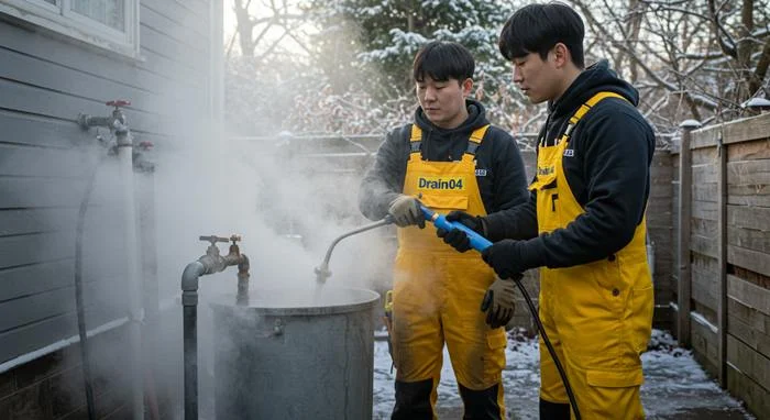 월곶면 수도관 동파 하수구 해빙 작업 안전하게 진행