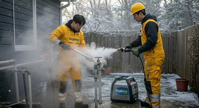 월곶면 수도관 동파 하수구 해빙 작업 안전하게 진행