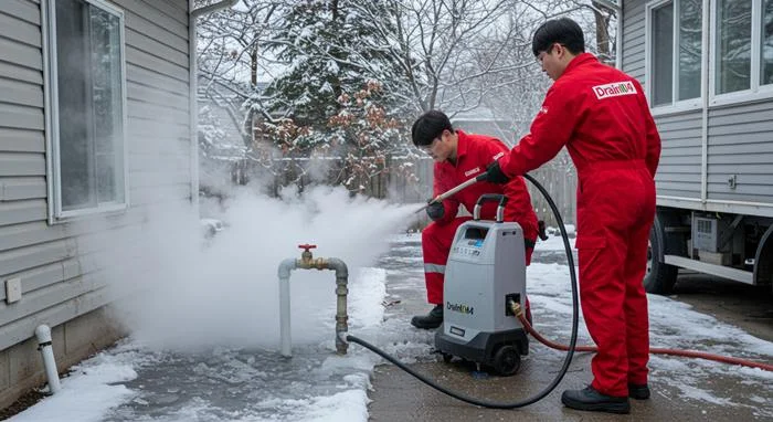 걸포동 수도관 동파 하수구 동파로 인한 역류 해결