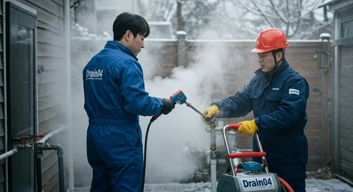 북변동 해빙 하수도 배관 업체 동파 피해 완벽하게 복구