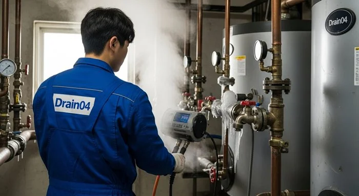 운양동 수도 동파 녹임 해빙 확실하게 녹여서 뚫어