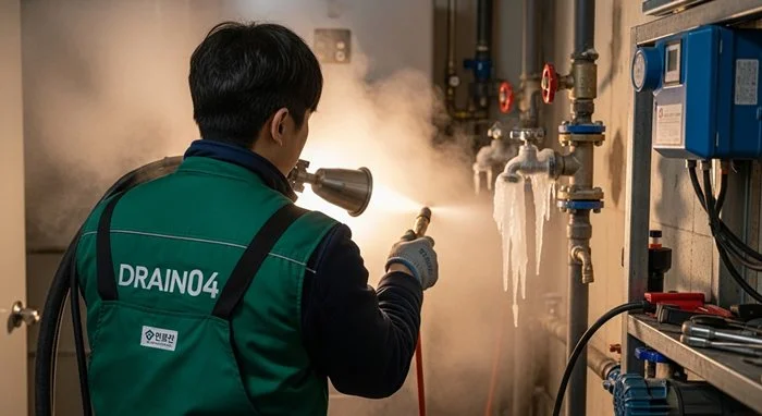 북변동 언 수도 녹임 해빙 업체 배관 동파 확실하게 해빙