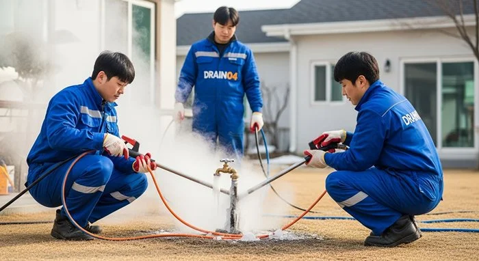 월곶면 언 수도 녹임 해빙 업체 꽁꽁 언 배관 문제 해결사