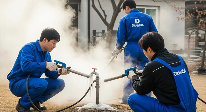 김포 수도관 동파 하수구 녹임부터 통수까지 책임