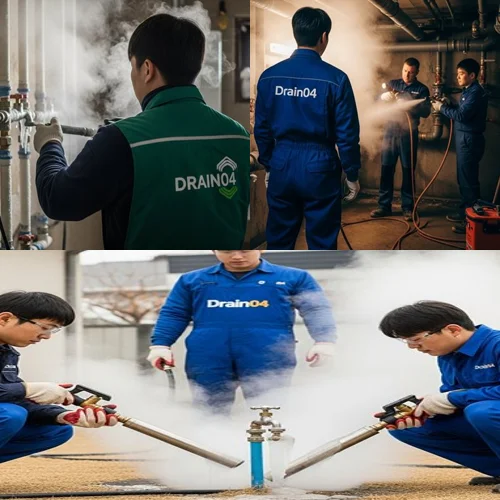 구래동 해빙 하수도 배관 업체 녹여서 해결 완료해 드려요