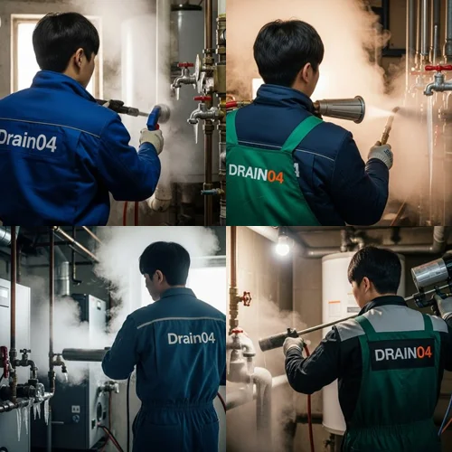 해빙 서비스로 안전하고 신속한 하수관 동파 예방