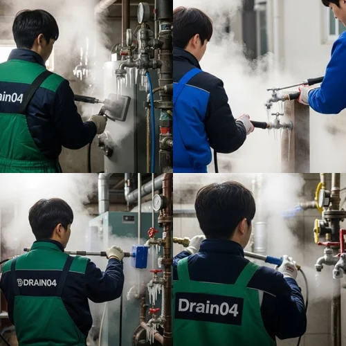 해빙 서비스로 안전하고 신속한 하수관 동파 예방