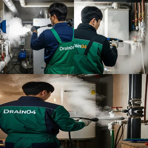 지역 환경 개선을 위한 길거리 청소 노력