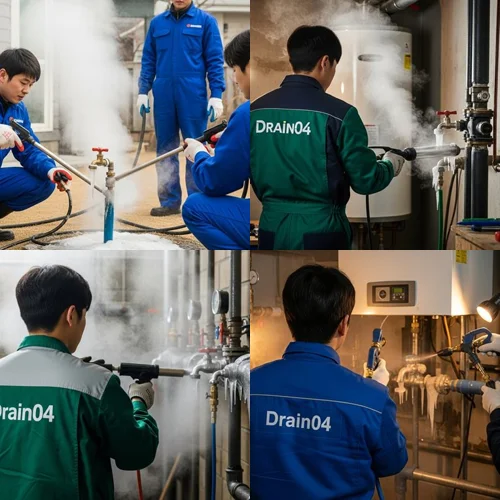 해빙 하수도 배관 서비스 안내