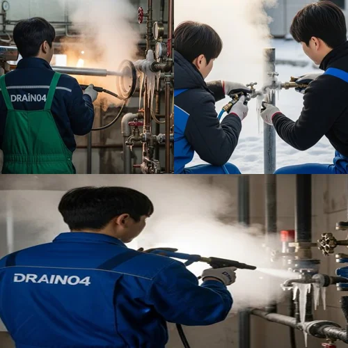 하수구 녹임 작업의 성공과 김포시 관리사재의 노력