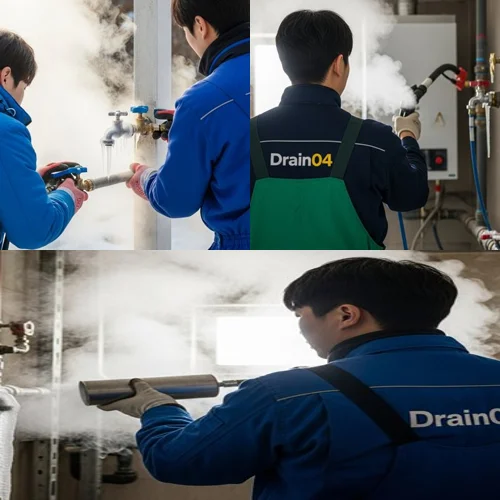 장기동 수도관 동파 하수구 겨울철 동파 문제 해결