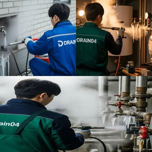 사우동 언 수도 녹임 해빙 업체 녹여서 시원한 통수를