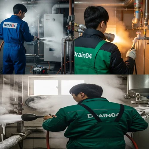 김포시 하수구 해빙 얼었을때 하수구 막힘 동파 해결사