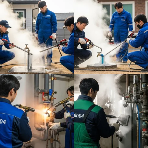 걸포동 언 수도 녹임 해빙 업체 시원한 전문가가 달려가요