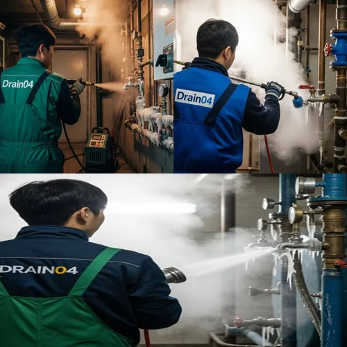 감정동 수도 동파 녹임 해빙 녹여서 새것처럼 깔끔하게