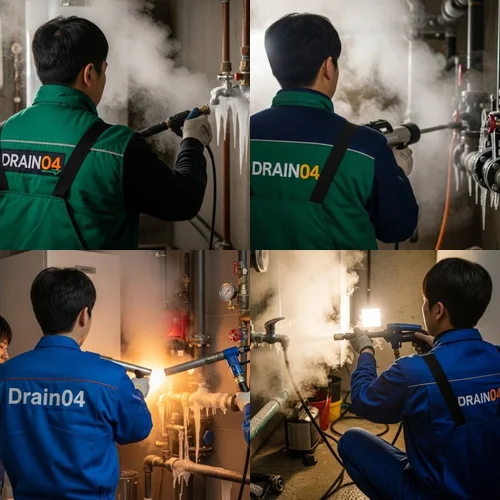 북변동 수도 동파 녹임 해빙 배관 해빙의 달인이 왔어요