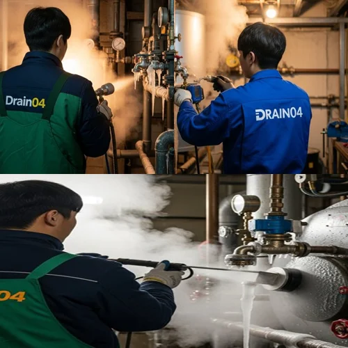 대곶면 수도관 동파 하수구 빠르게 녹여서 복구 완료