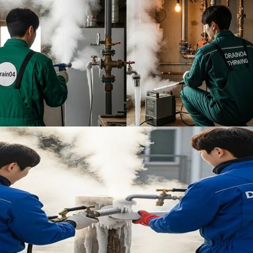 김포 수도 얼었을때 수도 동파 신속하게 녹여