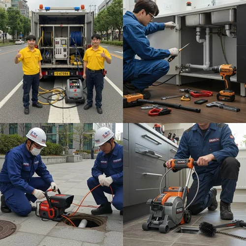 마산동 하수구 막힘 배수구 확실한 통수 보장
