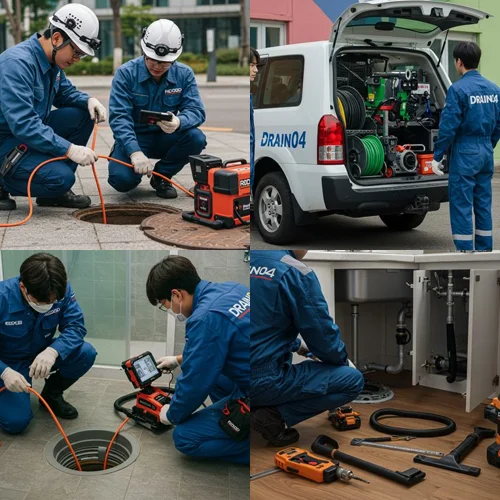 걸포동 하수구 막힘 업체 빌라 주차장 트랜치 막힘 시원하게 뚫었습니다