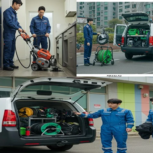 꽉 막힌 하수도 시원하게 뚫었어요! 김포 하수구 뚫음 하수도 작업 후기