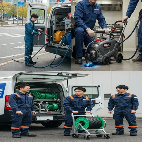 걸포동 하수구 뚫음 하수도, 빌라 주차장 트랜치 막힘 해결 후기 공유