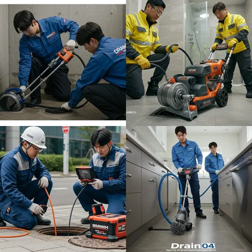 걸포동 하수구 뚫음 하수도, 빌라 주차장 트랜치 막힘 해결 후기 공유