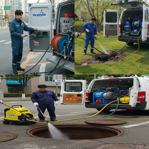 걸포동 하수구 뚫음 하수도, 빌라 주차장 트랜치 막힘 해결 후기 공유