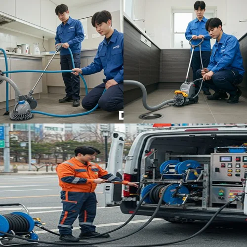 빌라 반지하 역류 해결 후기, 김포 마산동 하수구 뚫음 하수도