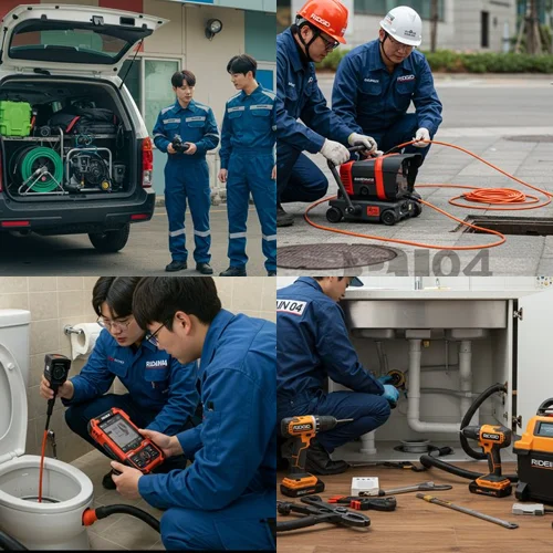 대곶면 하수구 막힘 업체 공장 배관 막힘 때문에 작업 중단될 뻔...