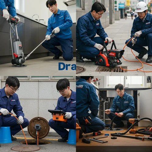 김포 북변동 하수구 뚫음 하수도, 오래된 주택 배관 막힘의 원인을 찾았습니다!