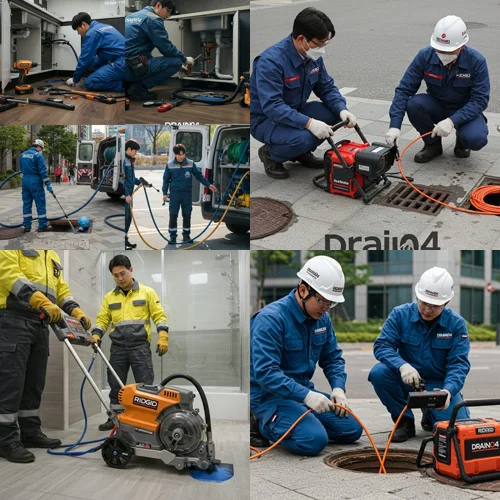 한강신도시 아파트 1층 역류 해결! 운양동 하수구 뚫음 하수도 후기