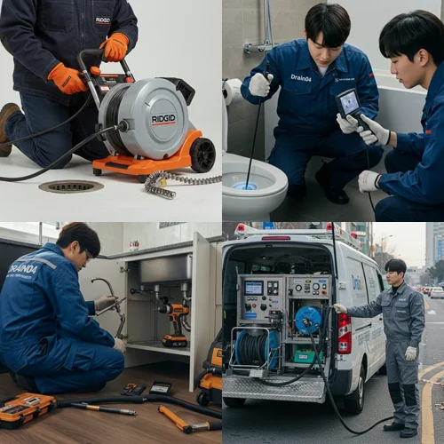 한강신도시 아파트 1층 역류 해결! 운양동 하수구 뚫음 하수도 후기