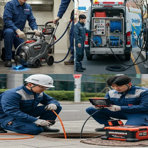 김포시청 근처 상가 막힘 신속 해결! 사우동 하수구 뚫음 하수도 후기