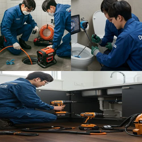 김포 사우동 하수구 막힘 학원가 상가