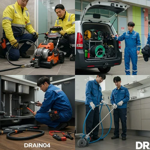 김포 사우동 하수구 막힘 학원가 상가