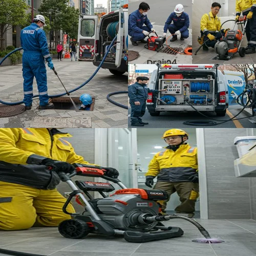 고촌읍 하수구 막힘 물류센터 배관