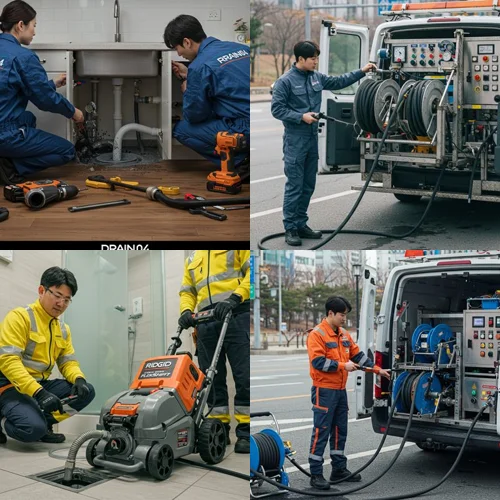 고촌읍 하수구 막힘 물류센터 배관
