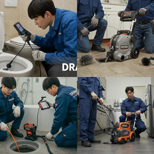 고촌읍 하수구 막힘 물류센터 배관