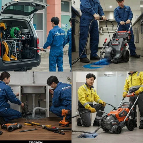 월곶면 싱크대 막힘 냄새 제거