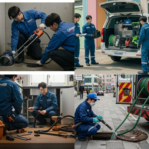 감정동 싱크대 막힘 음식물 꽉