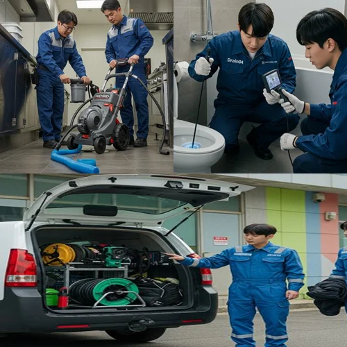 북변동 하수구 막힘 재개발 지역